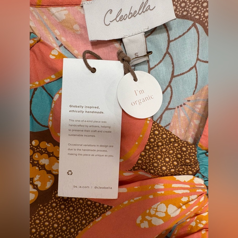 NWT Cleobella Tiana Ruched Mini Dress in Riviera Print - Picture 10 of 14